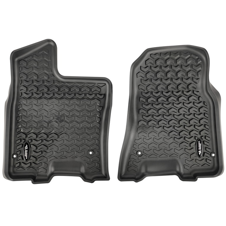Floor Liner Set, Front, Pair, Black; 2019-2020 RAM 1500 - 1