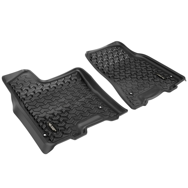 Floor Liner Set, Front, Pair, Black; 2019-2020 RAM 1500 - 2