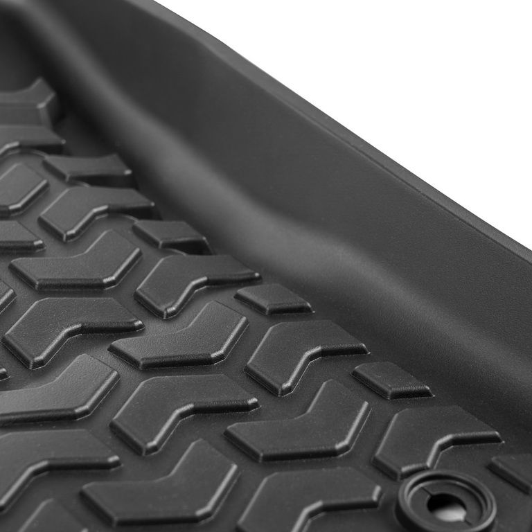 Floor Liner Set, Front, Pair, Black; 2019-2020 RAM 1500 - 3