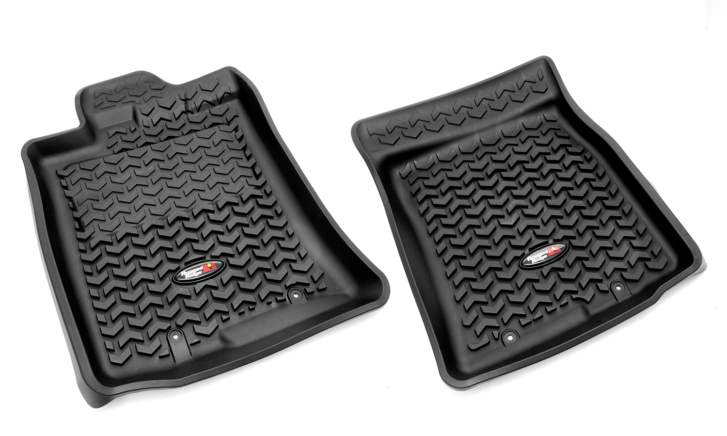 Floor Liner, Front; Black, 2007-2014 Toyota FJ Cruiser (Automatic)  