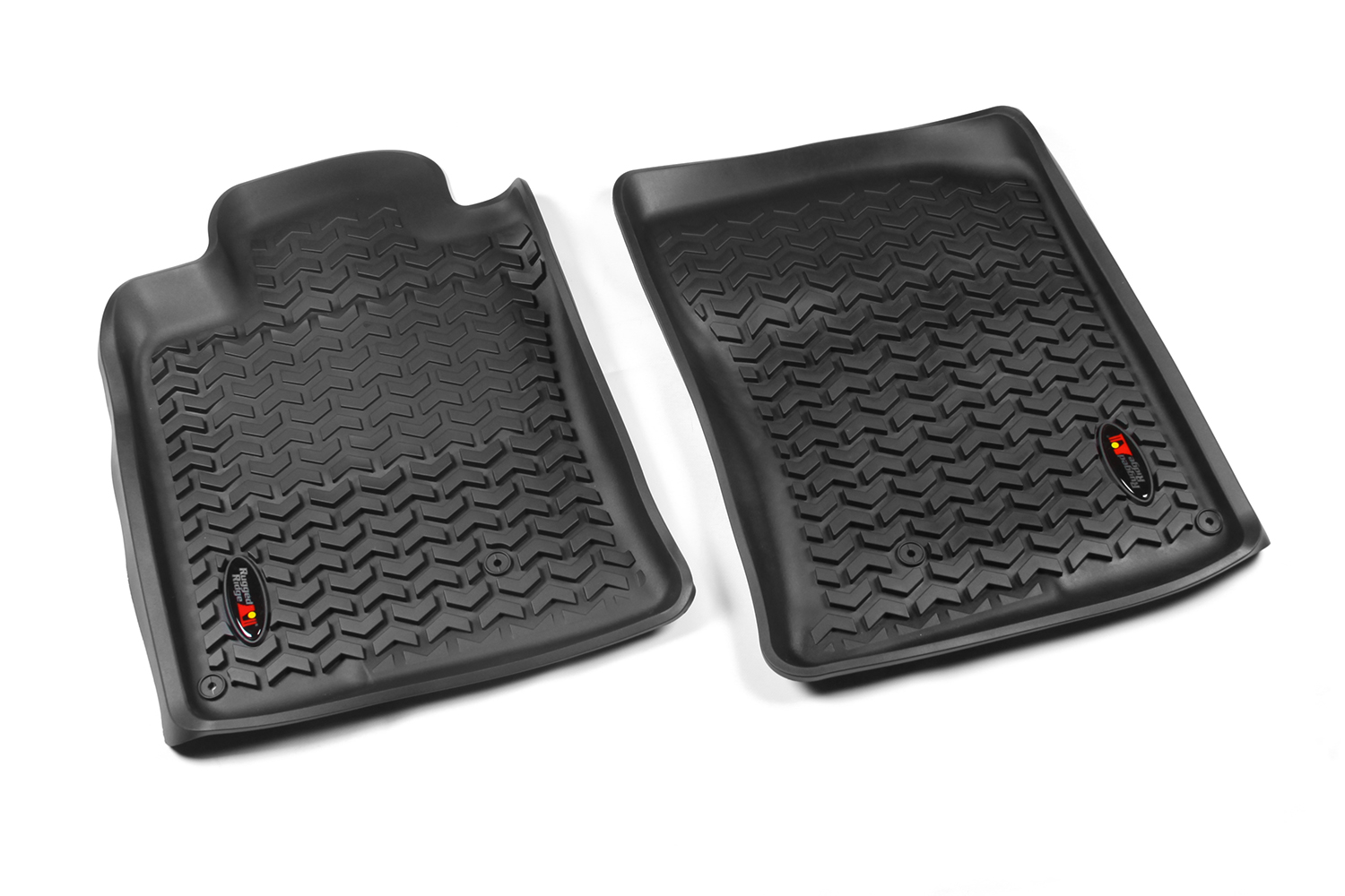 Floor Liner, Front; Black, 2010-2013 Toyota 4Runner  
