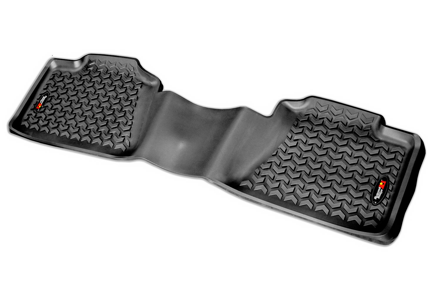 Floor Liner, Rear; Black, 1999-2006 Chevrolet / GMC Silverado / Sierra 1500 Extended / Crew Cab, 01-14 2500 / 3500 Crew Cab, 07-13 1500 Crew Cab, Silverado 99-06 2500 / 3500 Extended Cab, Sierra 99-03 2500 / 3500 Extended Cab, 02-13 Avalanche  