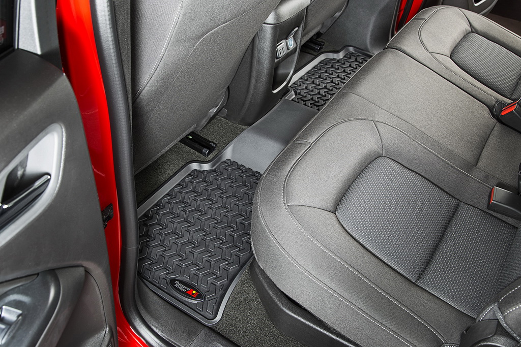 Floor Liner, Rear; Black, 2015-2021 Chevrolet / GMC Colorado / Canyon Crew Cab   - 4