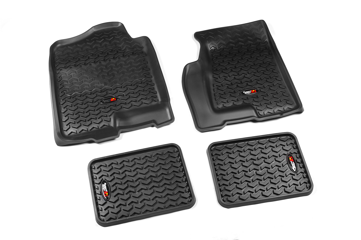 All Terrain Floor Liner Kit, Black; 99-06 Chevrolet/GMC Truck/SUV