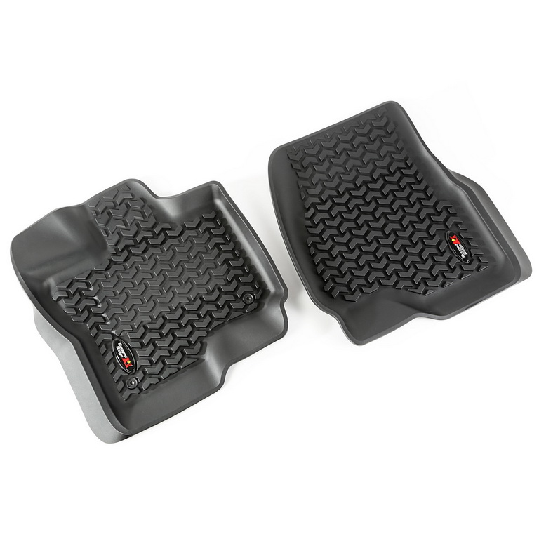 Floor Liner, Front/Rear; Black, 2015-2020 Ford F-150 / Raptor   - 2