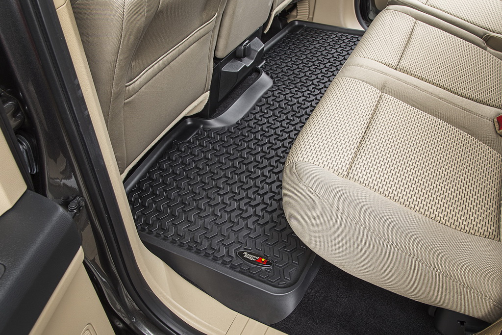 Floor Liner, Front/Rear; Black, 2015-2020 Ford F-150 / Raptor   - 7