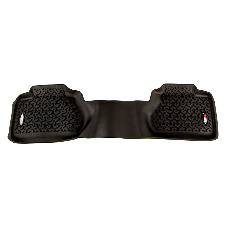 Floor Liner, Front/Rear; Black, 2007-2011 Chevrolet / GMC Silverado / Sierra Extended Cab  - 3