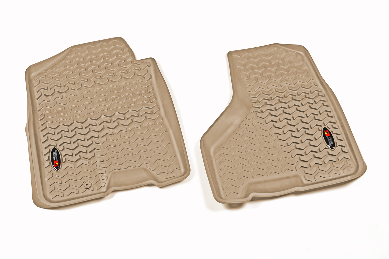 Floor Liner, Front; Tan, 2009-2011 Dodge Ram 1500 / 2500 / 3500 Crew Cab