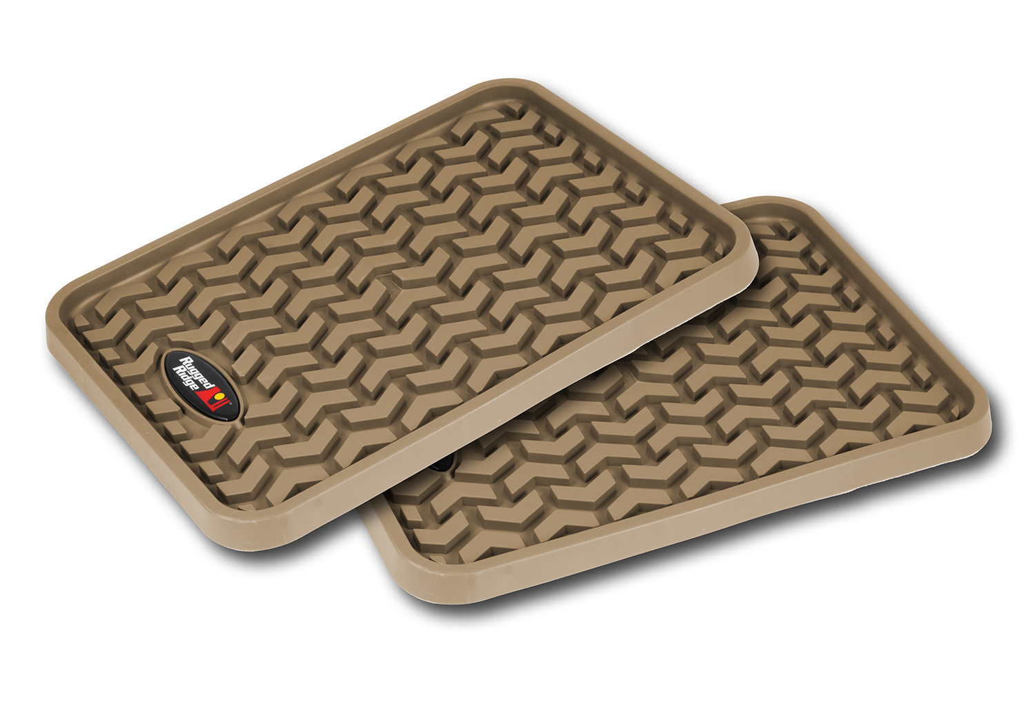 Floor Liner, Rear; Tan, Universal Jeep    - 1