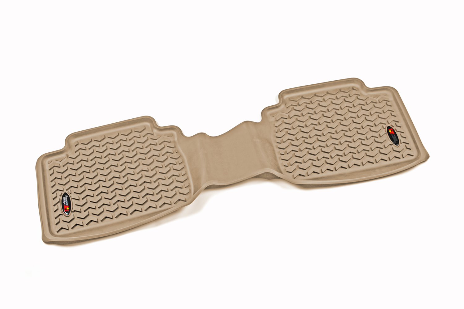 Floor Liner, Rear; Tan, 2005-2015 Toyota Tacoma Access / Double Cab (Automatic)  - 1