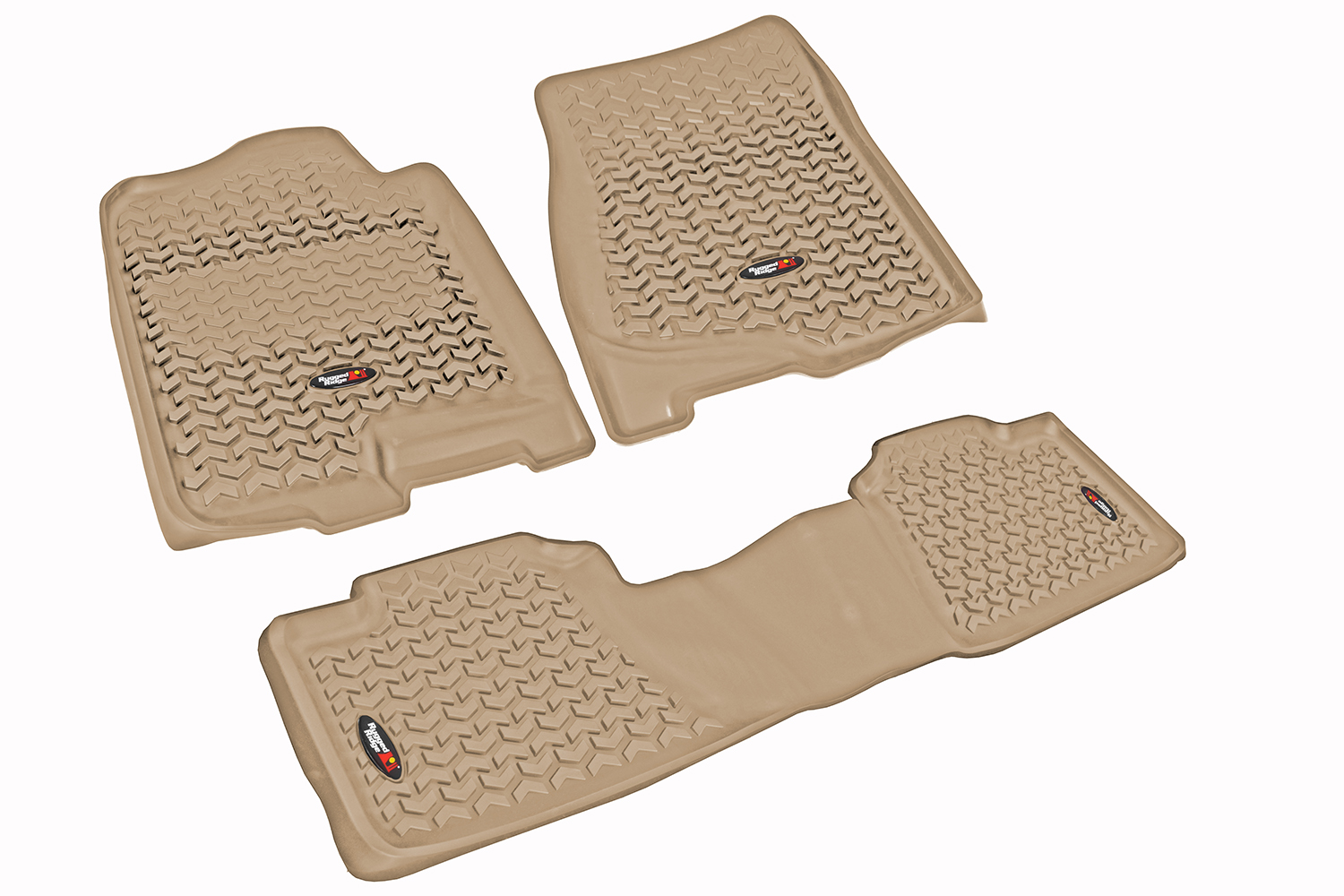 Floor Liners, Kit, Tan; 07-13 Chevrolet/GMC Full-size Pickup/SUV