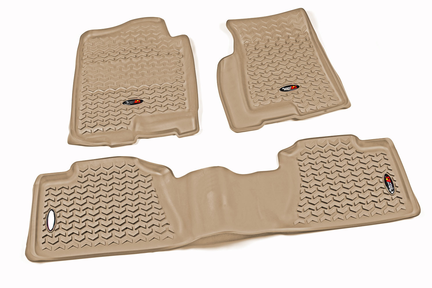 Floor Liners, Kit, Tan; 99-06 Chevrolet/GMC Full-size Pickup/SUV