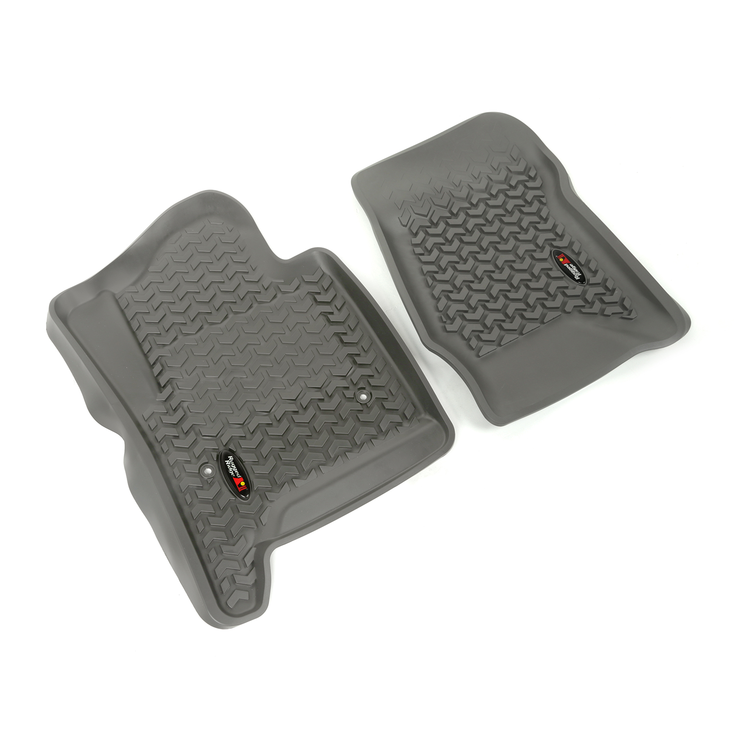 Floor Liner Kit, Front, Gray; 14-18 GM SUV/1500/2500/3500 Truck - 1