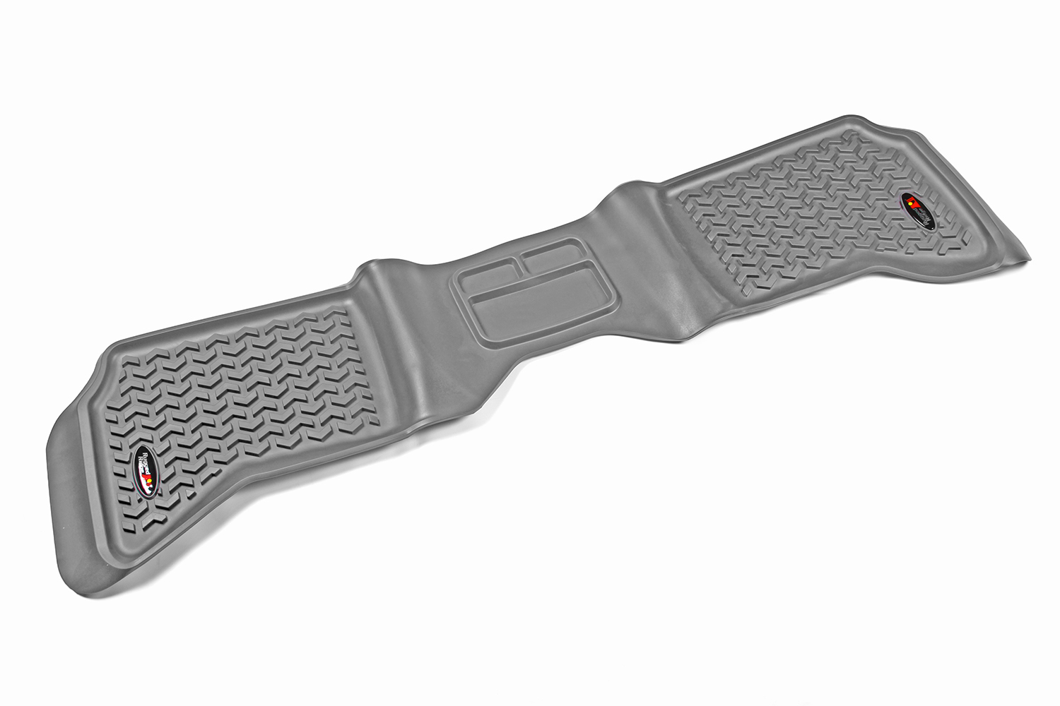 All Terrain Floor Liner, Rear, Gray; 02-18 Ram 1500-3500 Quad