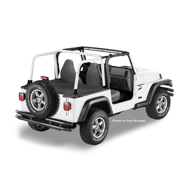Tylna osłona przestrzeni ładunkowej Duster Czarny Denim 95-98 Geo Tracker i Suzuki Sidekick - 1