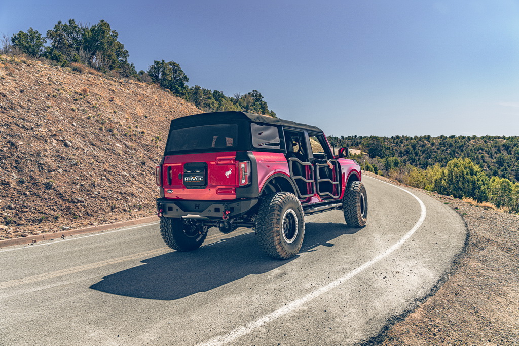 HAVOC STEEL BENDER BUMPER, REAR 2021-22 Ford Bronco - 6
