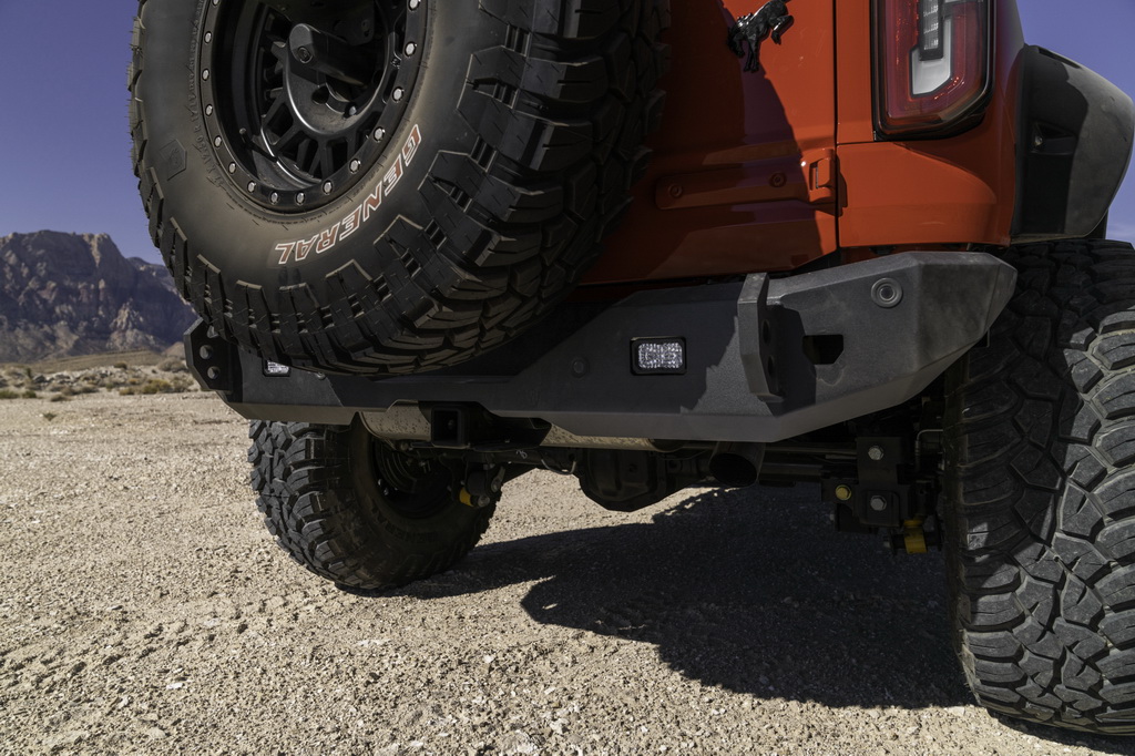 HAVOC STEEL BENDER BUMPER, REAR 2021-22 Ford Bronco - 7