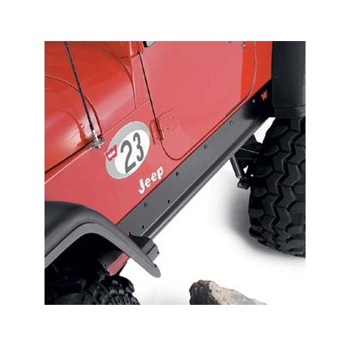 Osłony-ślizgi progów Warn do 04-06 Jeep LJ Wrangler Unlimited - 1