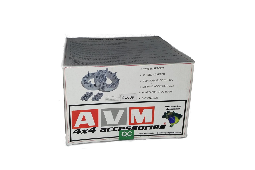 AVM spacers 5x130 to 5x130  thickness 1.25" (31,75mm)