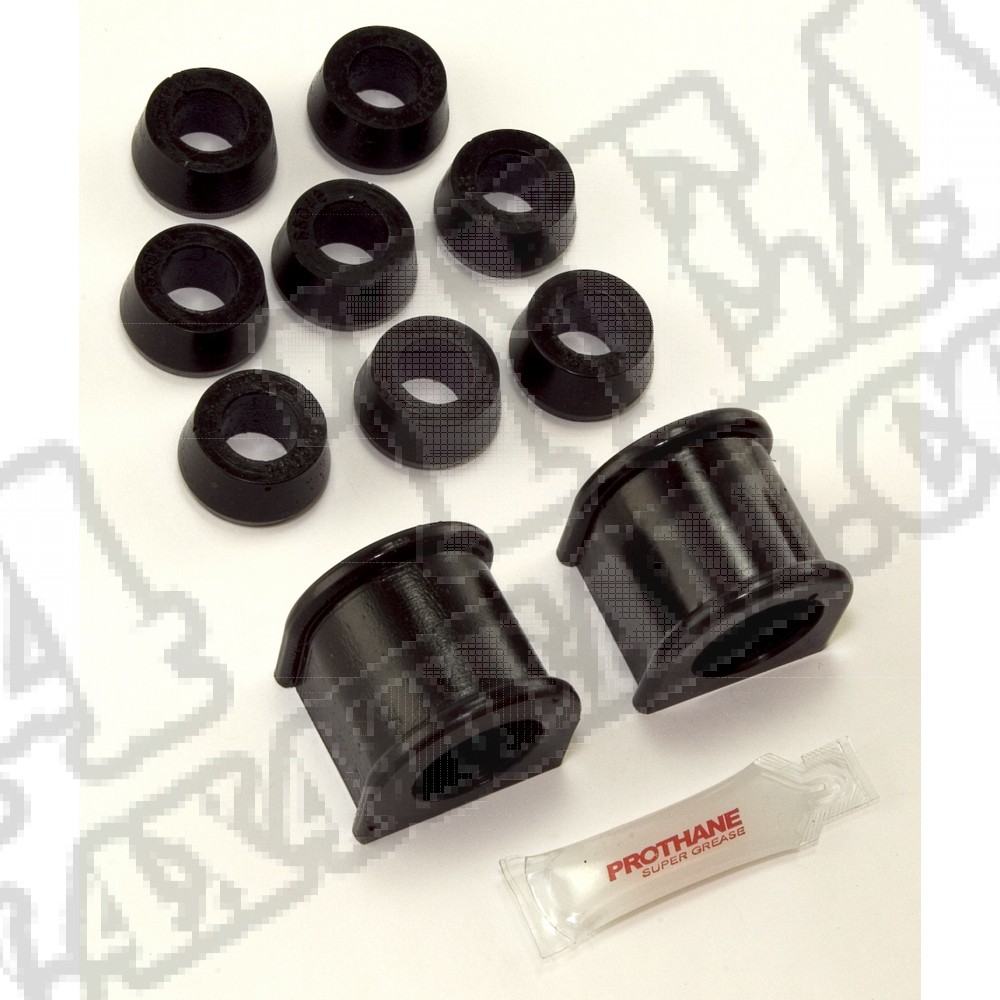 Suspension Stabilizer Bar Bushing Kit, Front, Black, 1-1/8; 87-95 YJ