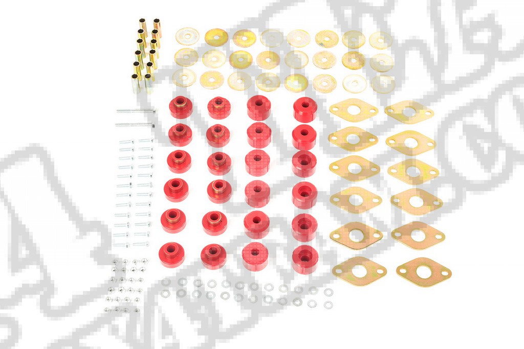 Zestaw mocowania nadwozia, 12 poduszek; 07-16 Wrangler JKU