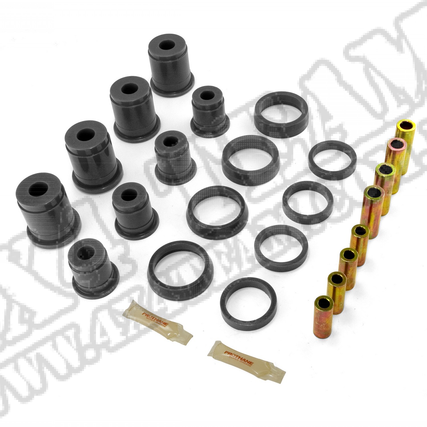 Suspension Control Arm Bushing Kit, Front, Black; 93-98 Grand Cherokee