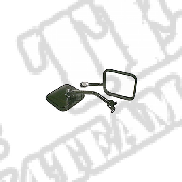 Lusterka zestaw, czarne, 87-95 Jeep Wrangler (YJ)