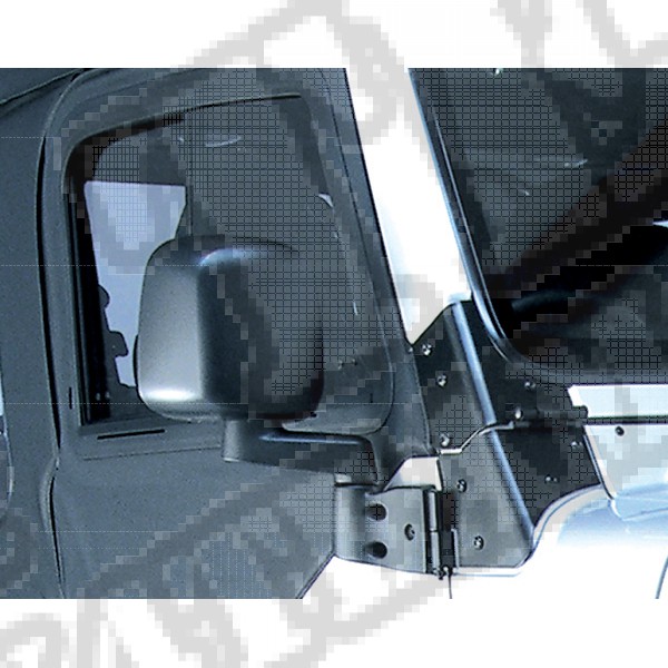 Lusterko prawe czarne 87-06 Jeep Wrangler