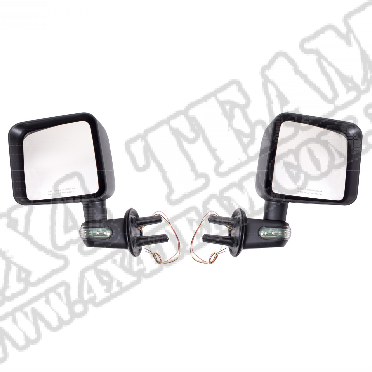 Lusterka podgrz. z kier.LED zestaw czarne 07-15 Jeep Wrangler (JK)