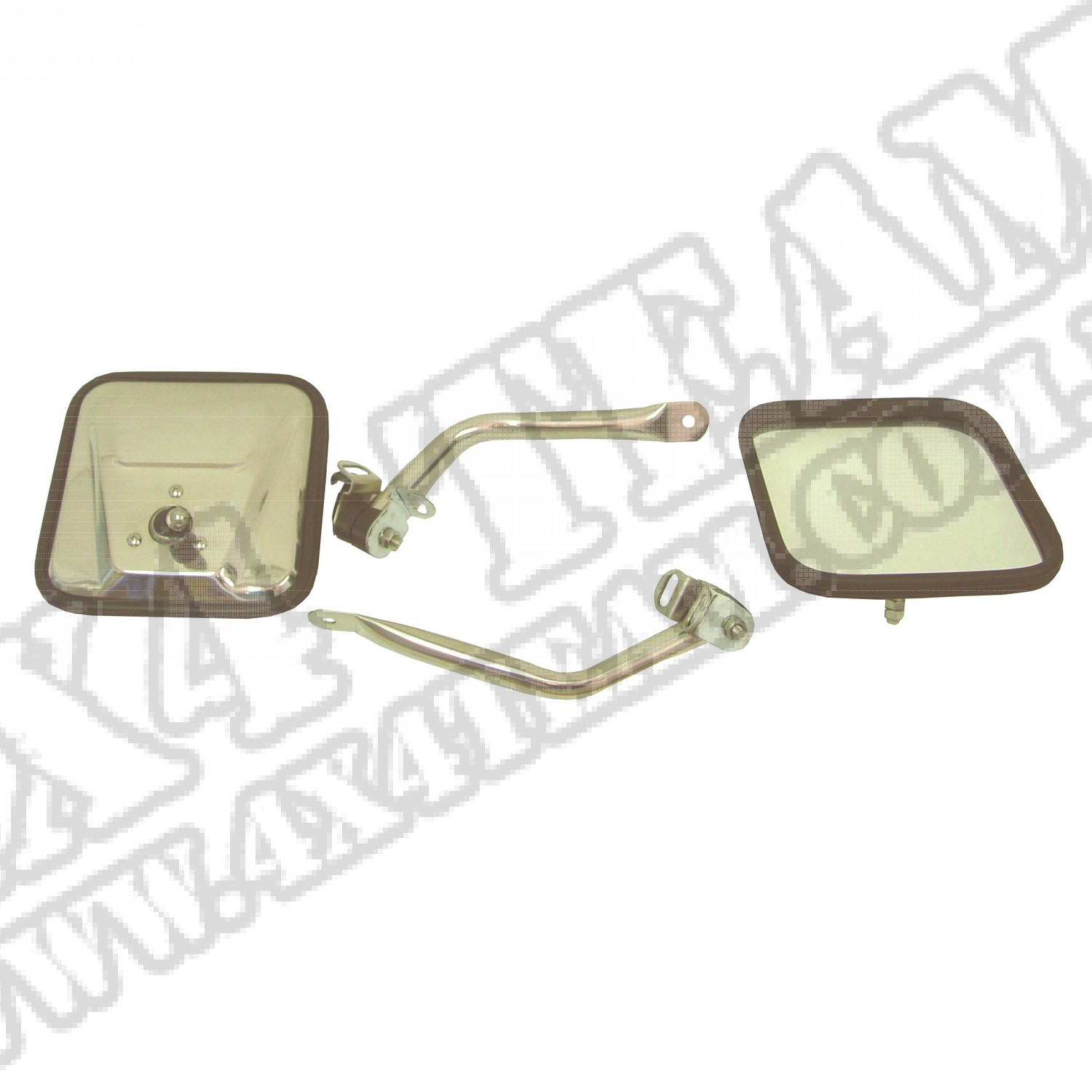 Lusterka zestaw, stal nierdzewna 97-06 Jeep Wrangler (TJ)