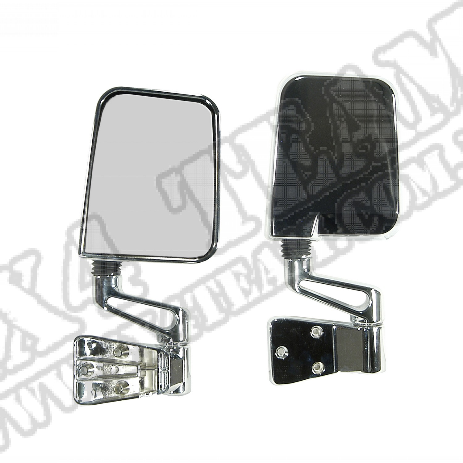 Lusterka zestaw, chrom, 87-02 Jeep Wrangler