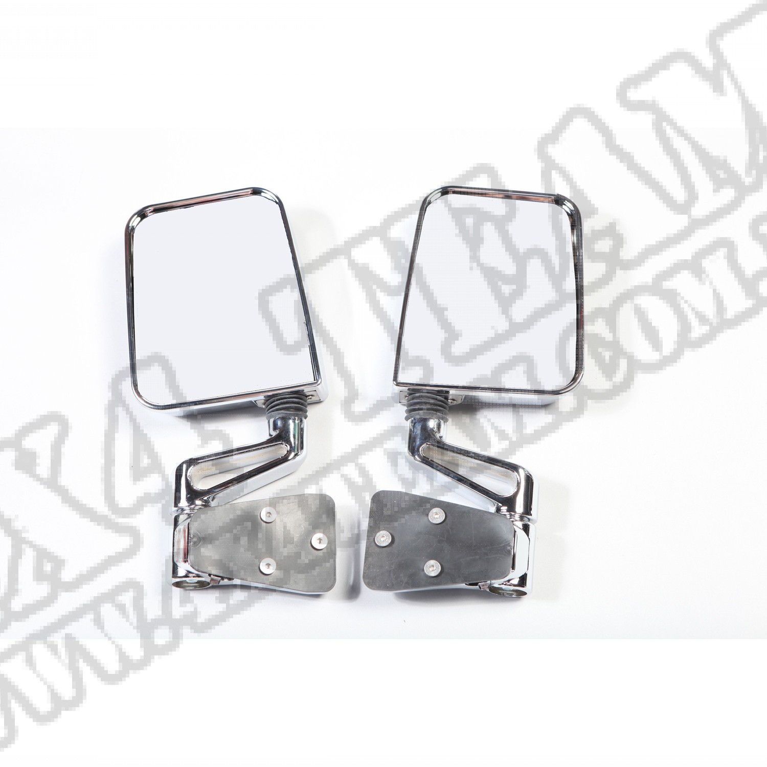 Lusterka dwusferowe, chrom, 87-02 Jeep Wrangler