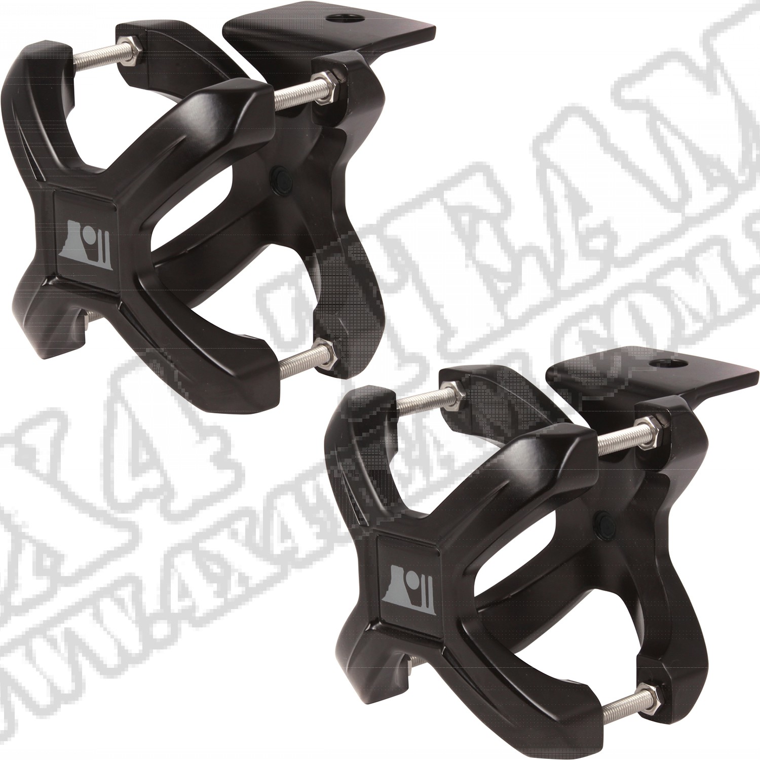 Uchwyty "X", 2 szt., czarne 1.25-2 cale