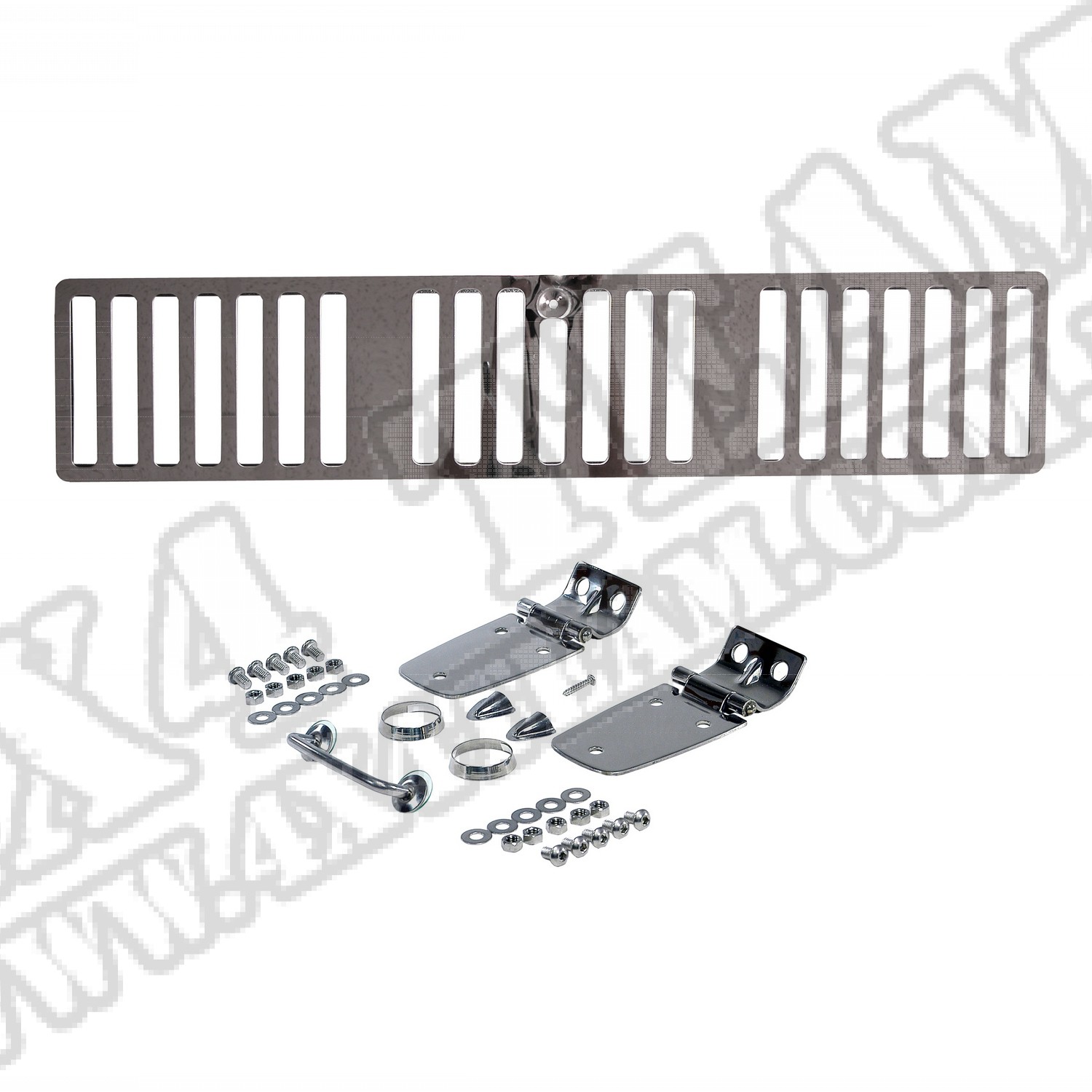 Zestaw akcesorii maski, stal nierdzewna, 97 Jeep Wrangler (TJ) 