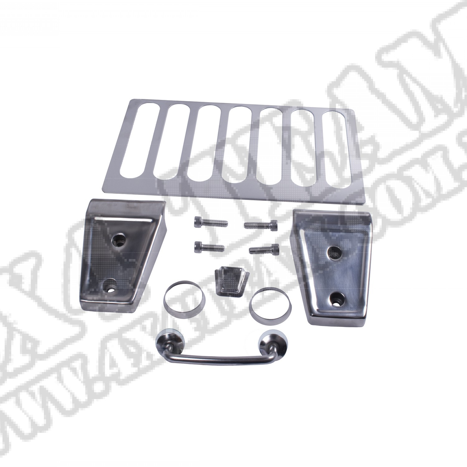 Zestaw akcesorii maski, stal nierdzewna, 07-12 Jeep Wrangler