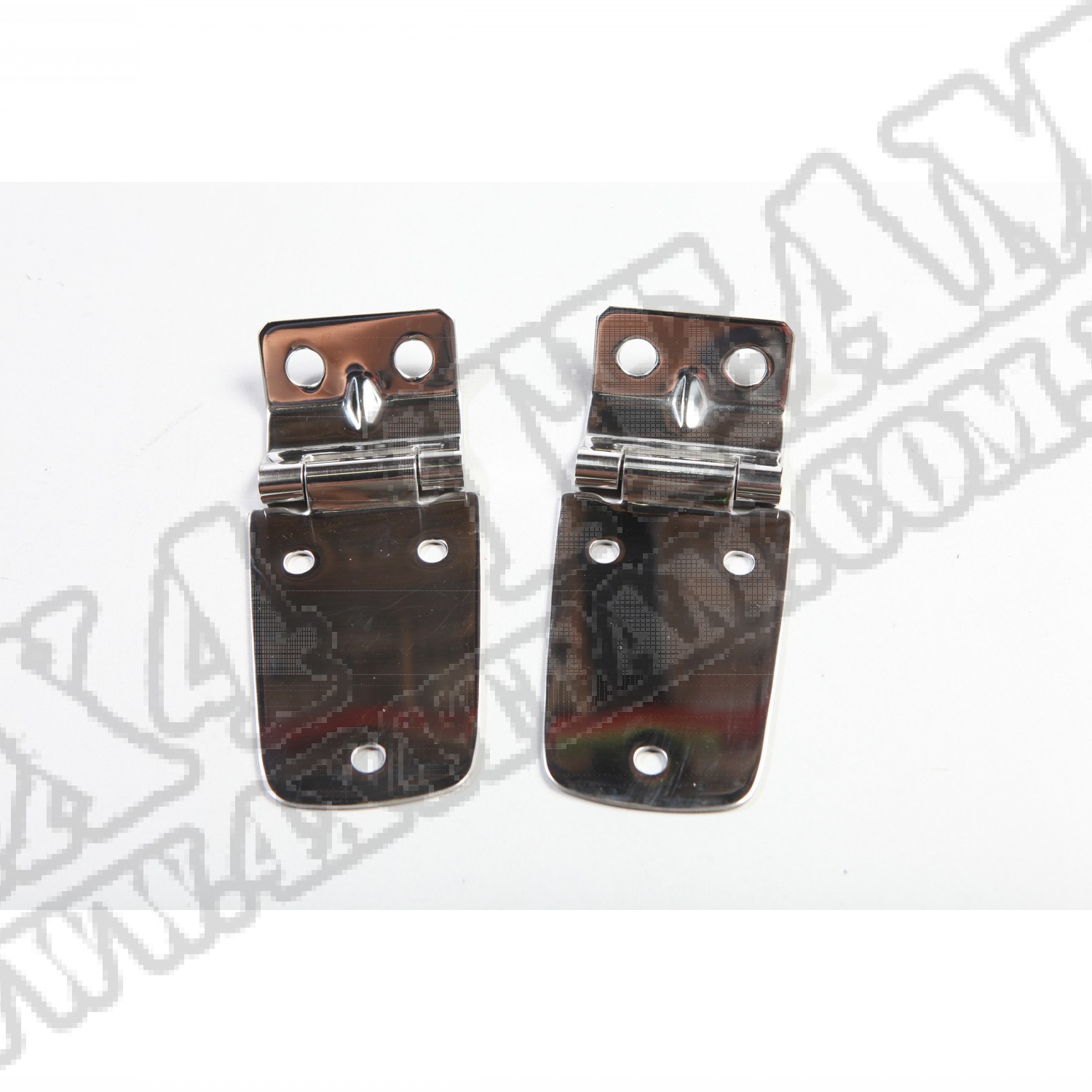 Zawiasy maski, stal nierdzewna, 97-06 Jeep Wrangler
