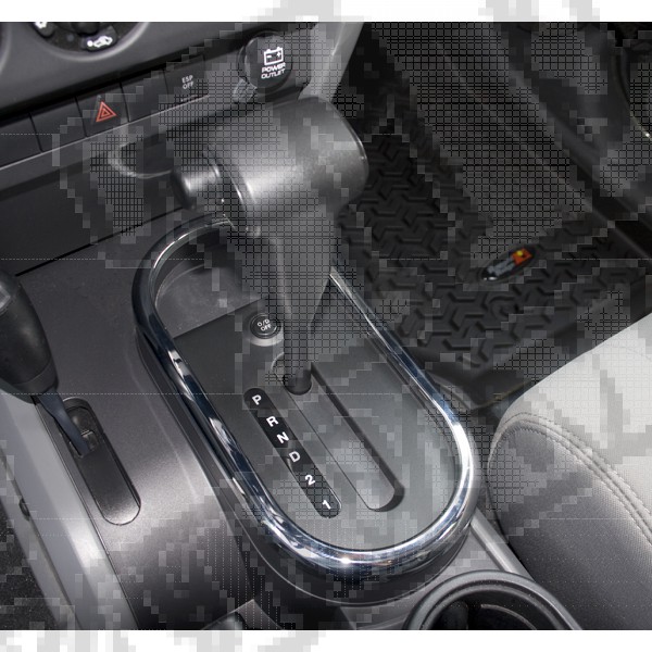 Ramka ozdobna lewarka skrzyni biegów (auto.), chrom, 07-10 Wrangler JK