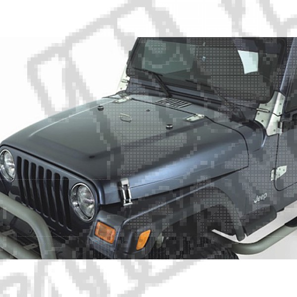 Zestaw akc. maski, stal nierdzewna satyna, 98-06 Jeep Wrangler TJ