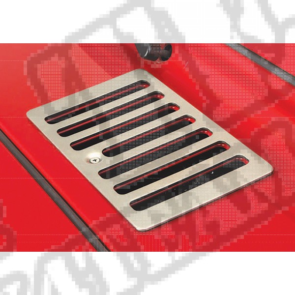 Osłona wlotu powietrza, stal nierdzewna satyna, 98-06 Jeep Wrangler TJ