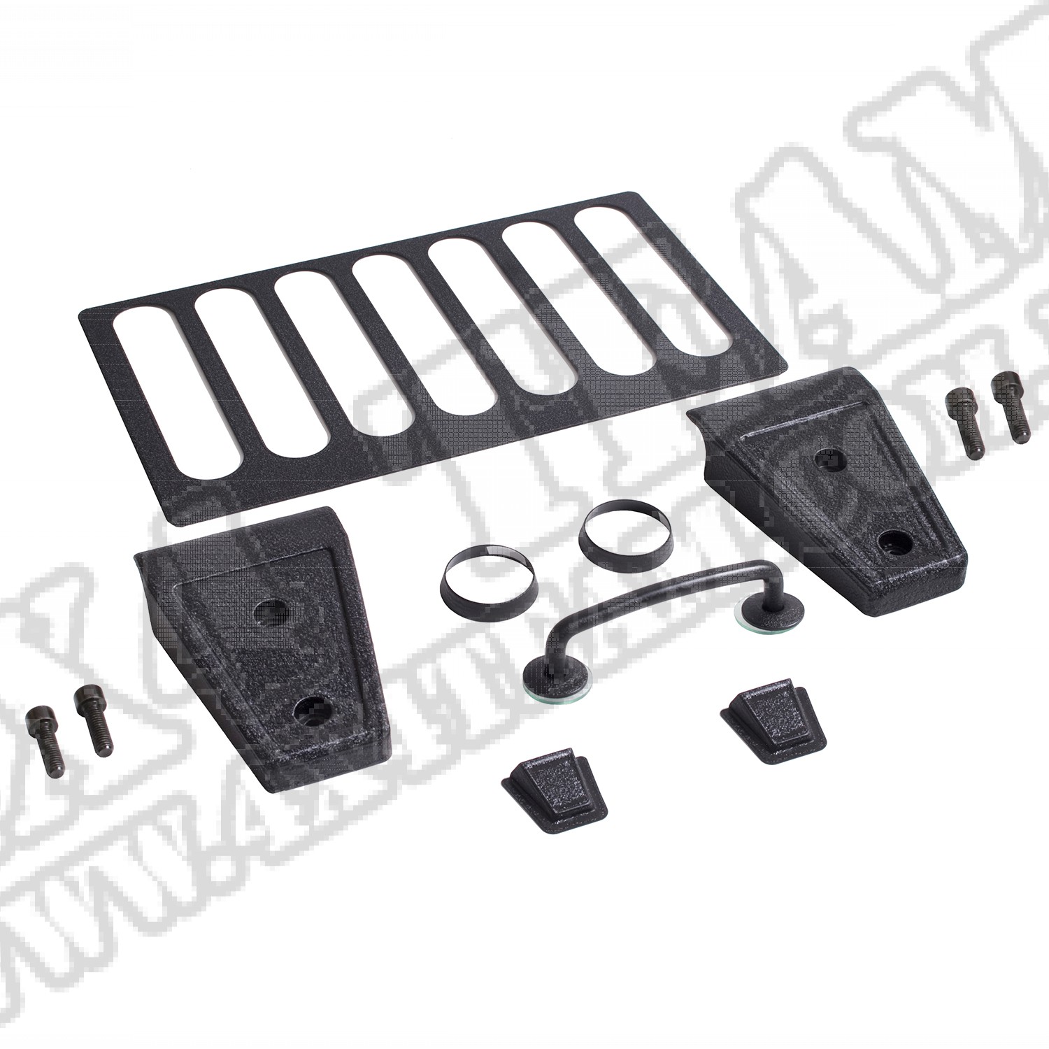 Zestaw akc. maski, czarny, 13-15 Jeep Wrangler 