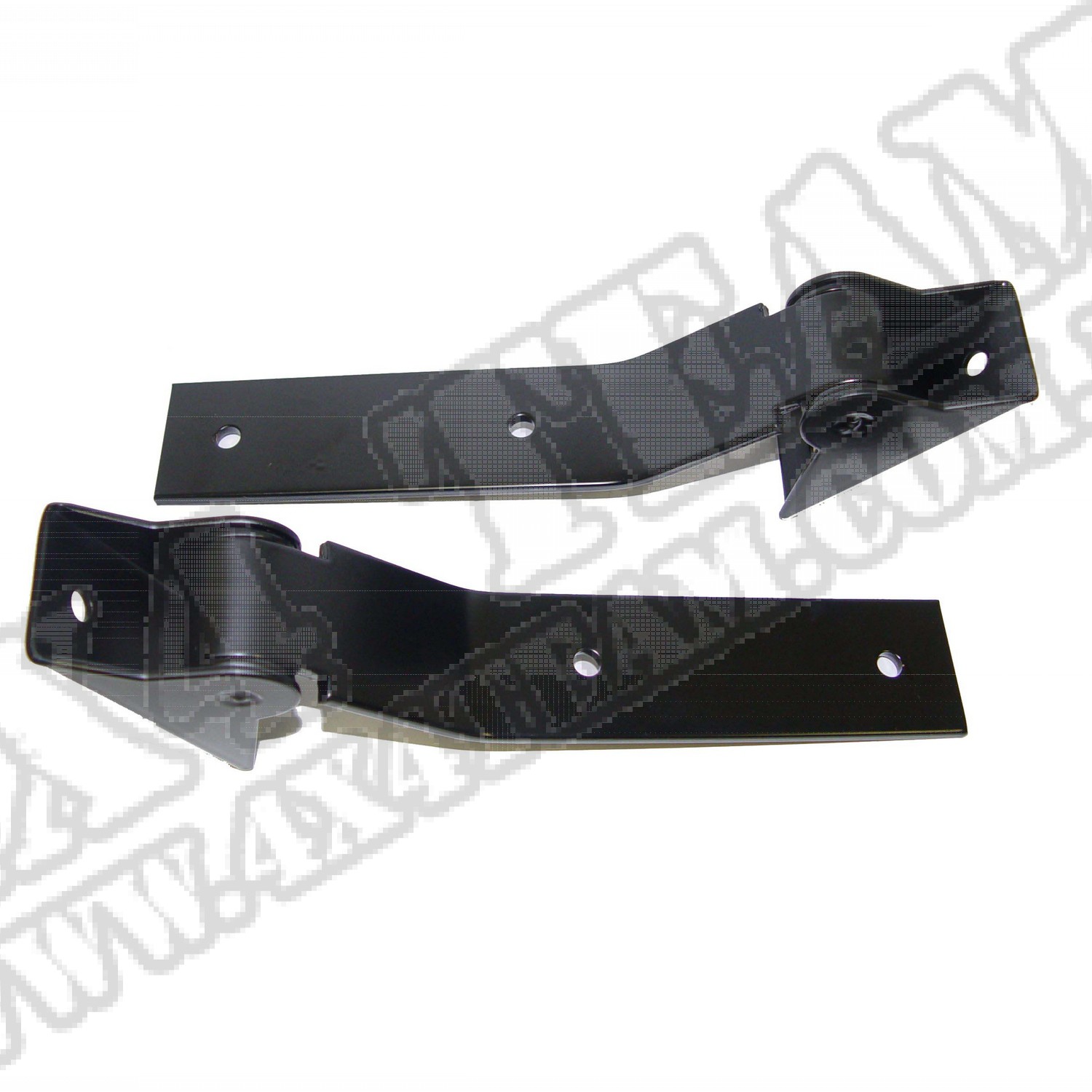 Zawiasy tylnej klapy, czarne, 87-95 Jeep Wrangler YJ