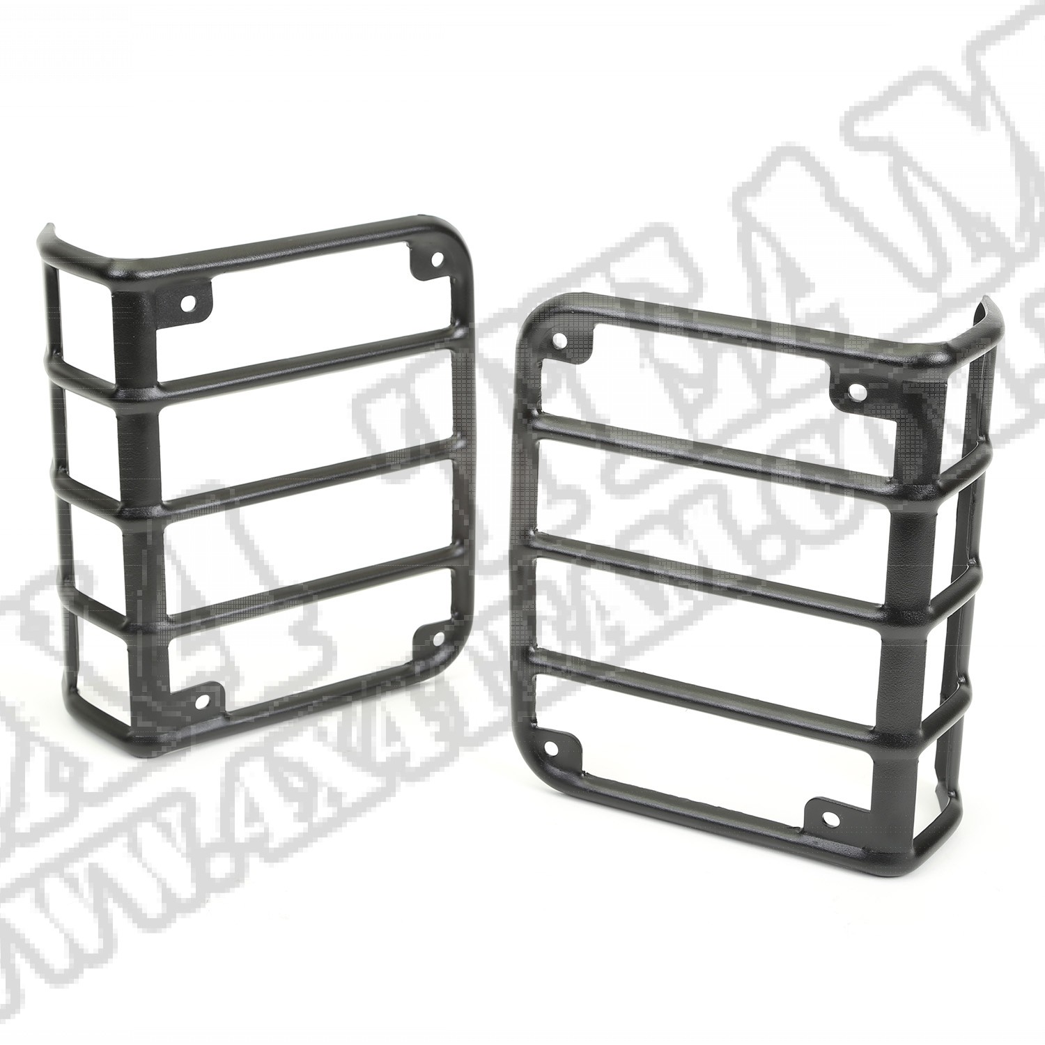 Osłony EURO, światła tylne, czarna tekstura, 07-15 Jeep Wrangler