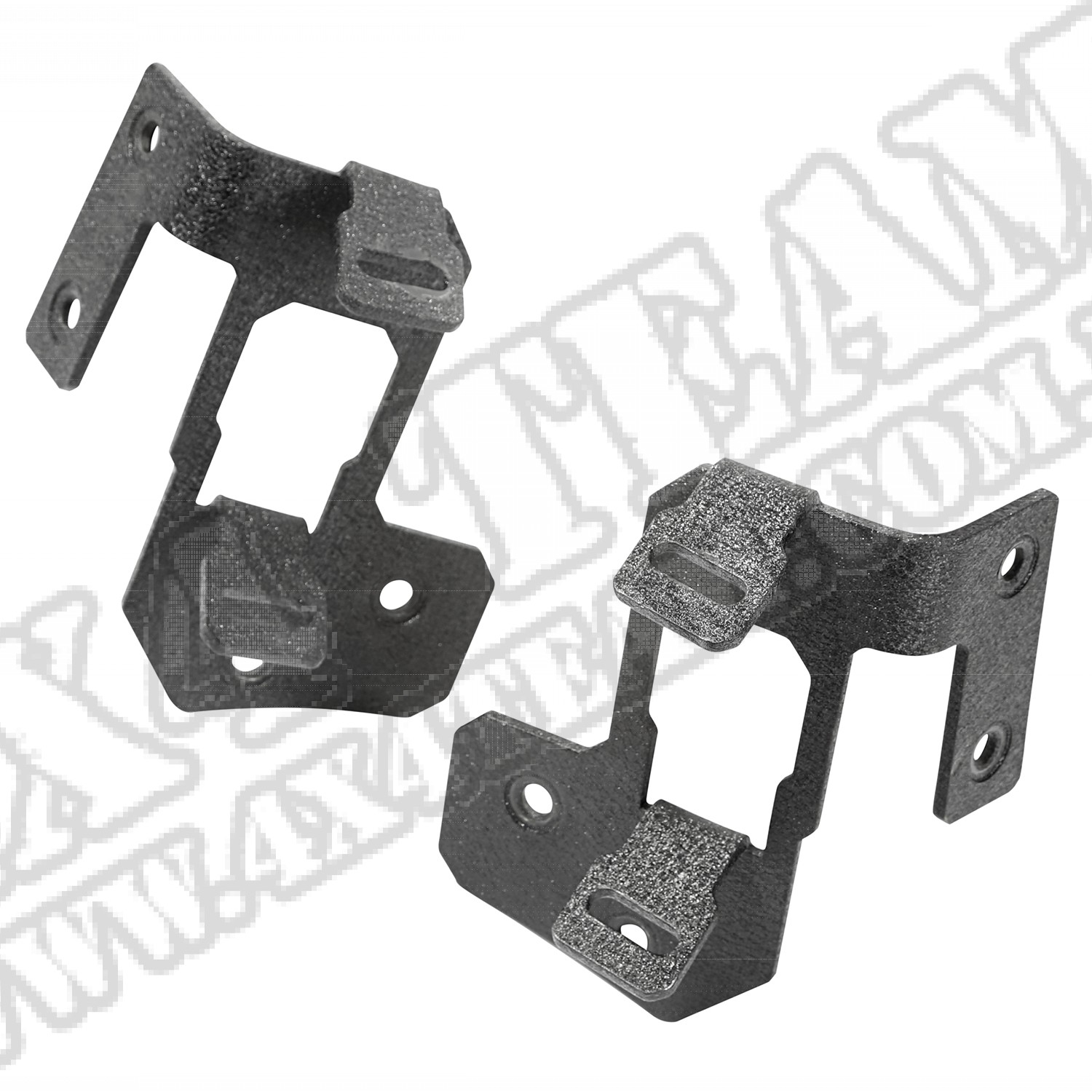 Mocowanie lampy do słupka A, tekstura czarny, 07-15 Jeep Wrangler