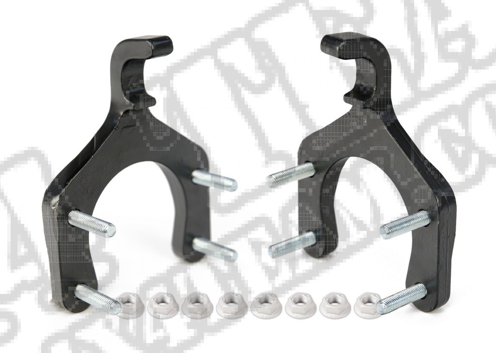 Zestaw haków OEM z nakrętkami; 07-18 Jeep Wrangler JK