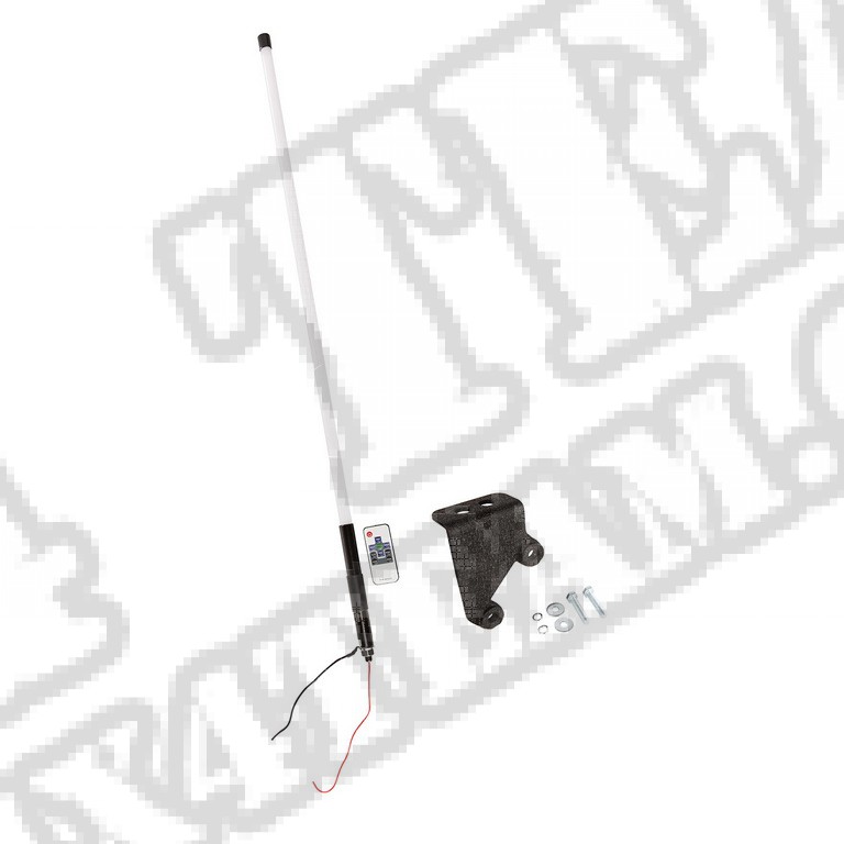 Antena podświetlana RGB 39" / 1m z uchwytem, 07-17 JK/JKU