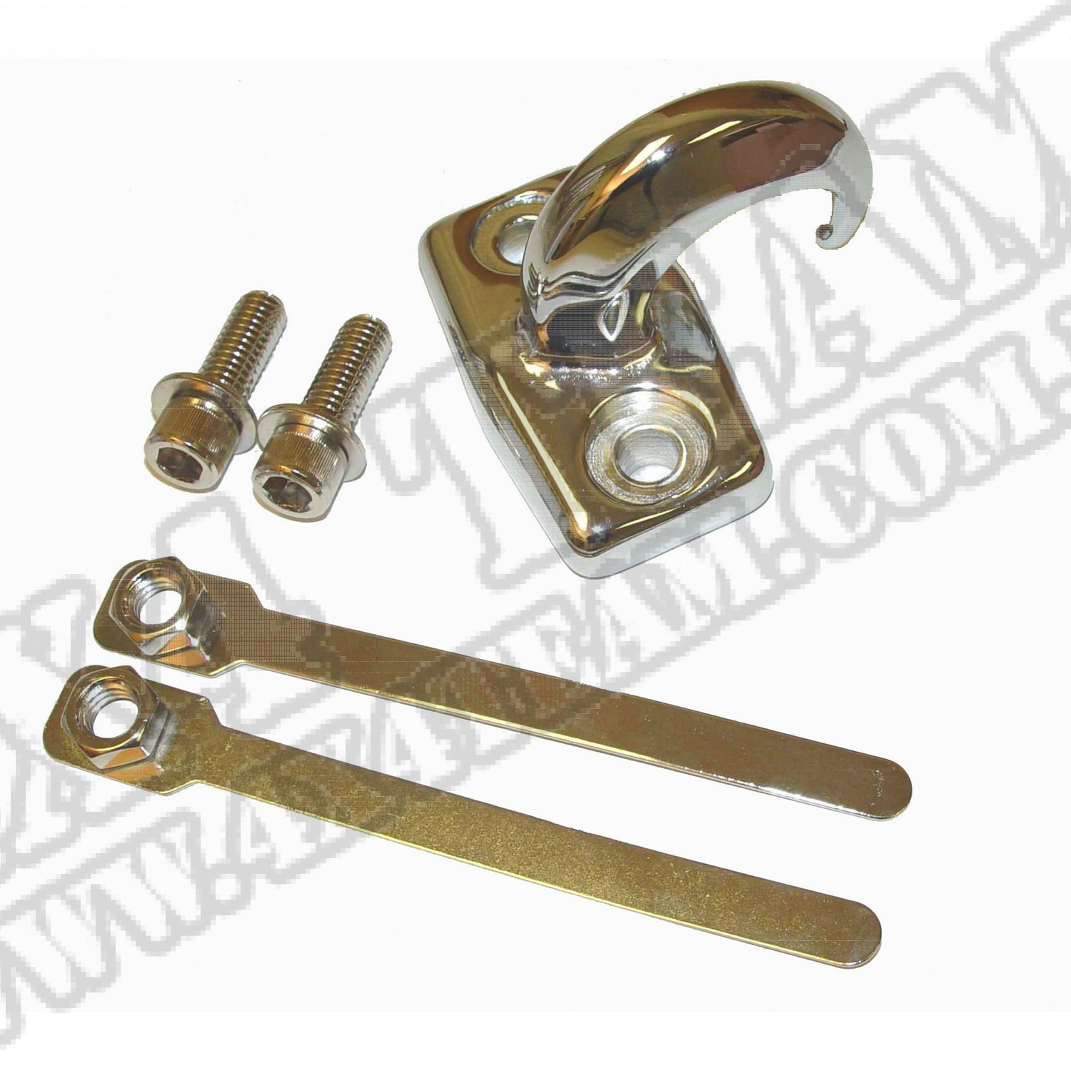Hak holowniczy tylny, chrom, 97-06 Jeep Wrangler TJ