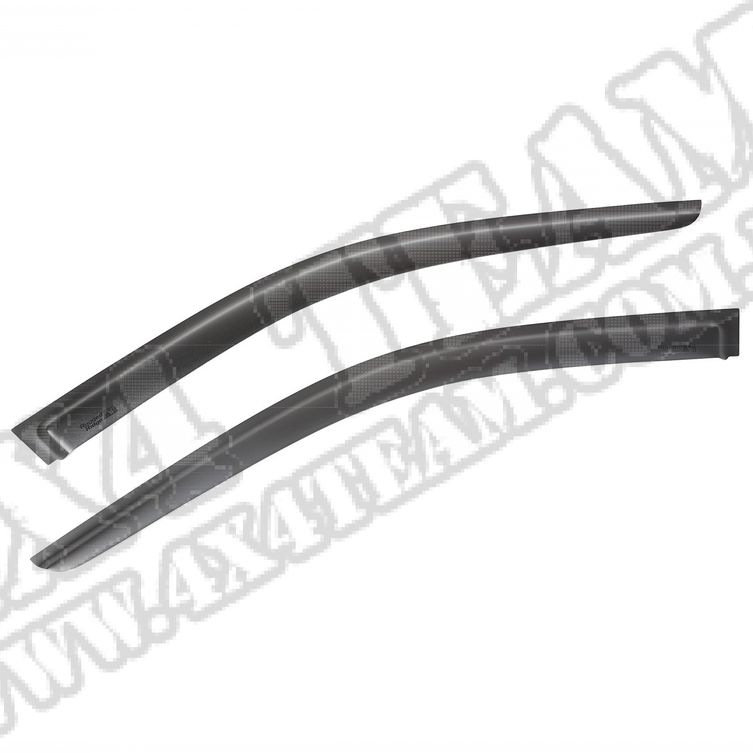 Przednie owiewki, czarny mat, 11-13 Jeep Grand Cherokee