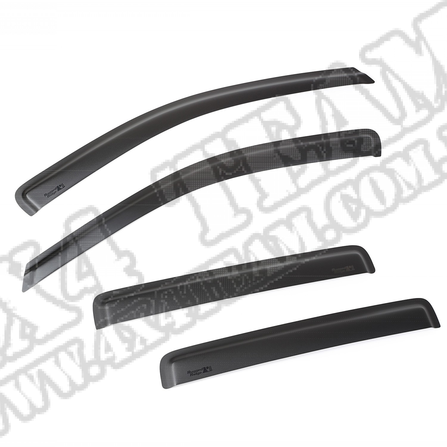 Zestaw owiewek, czarny mat; 07-10 Jeep Compass/Patriot MK