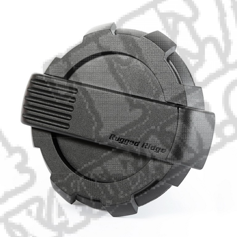 Drzwiczki wlewu paliwa Elite, czarne; 07-17 Jeep Wrangler JK/JKU