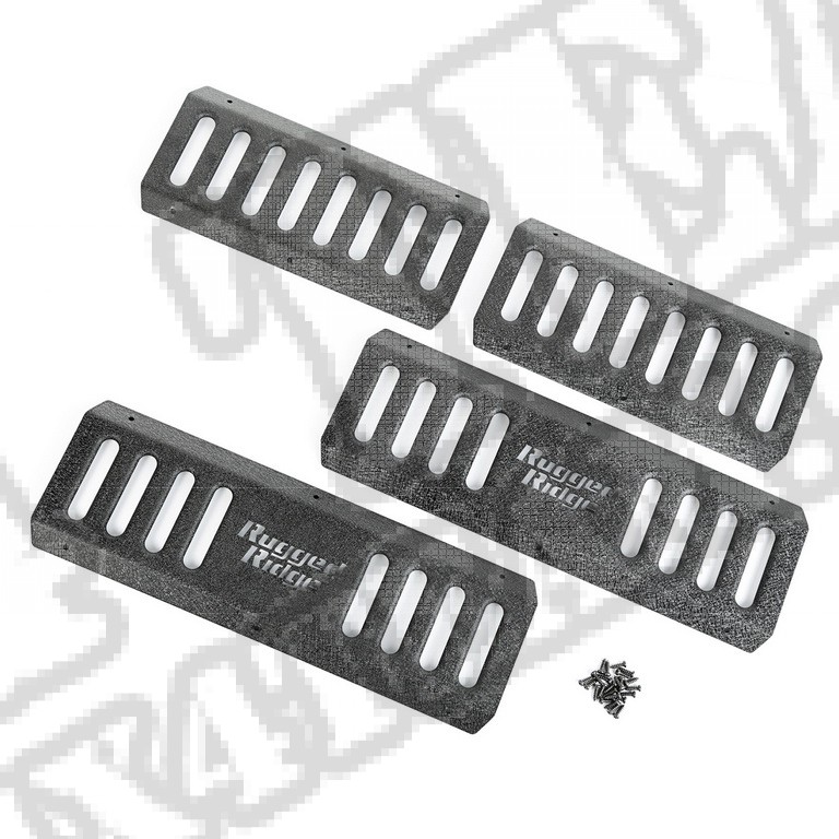 Osłony boczne  - stopnie - RRC Side Armor; 07-16 Jeep Wrangler JKU